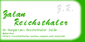 zalan reichsthaler business card